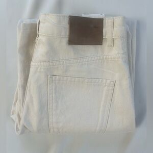 Zara Women's Cream Jeans